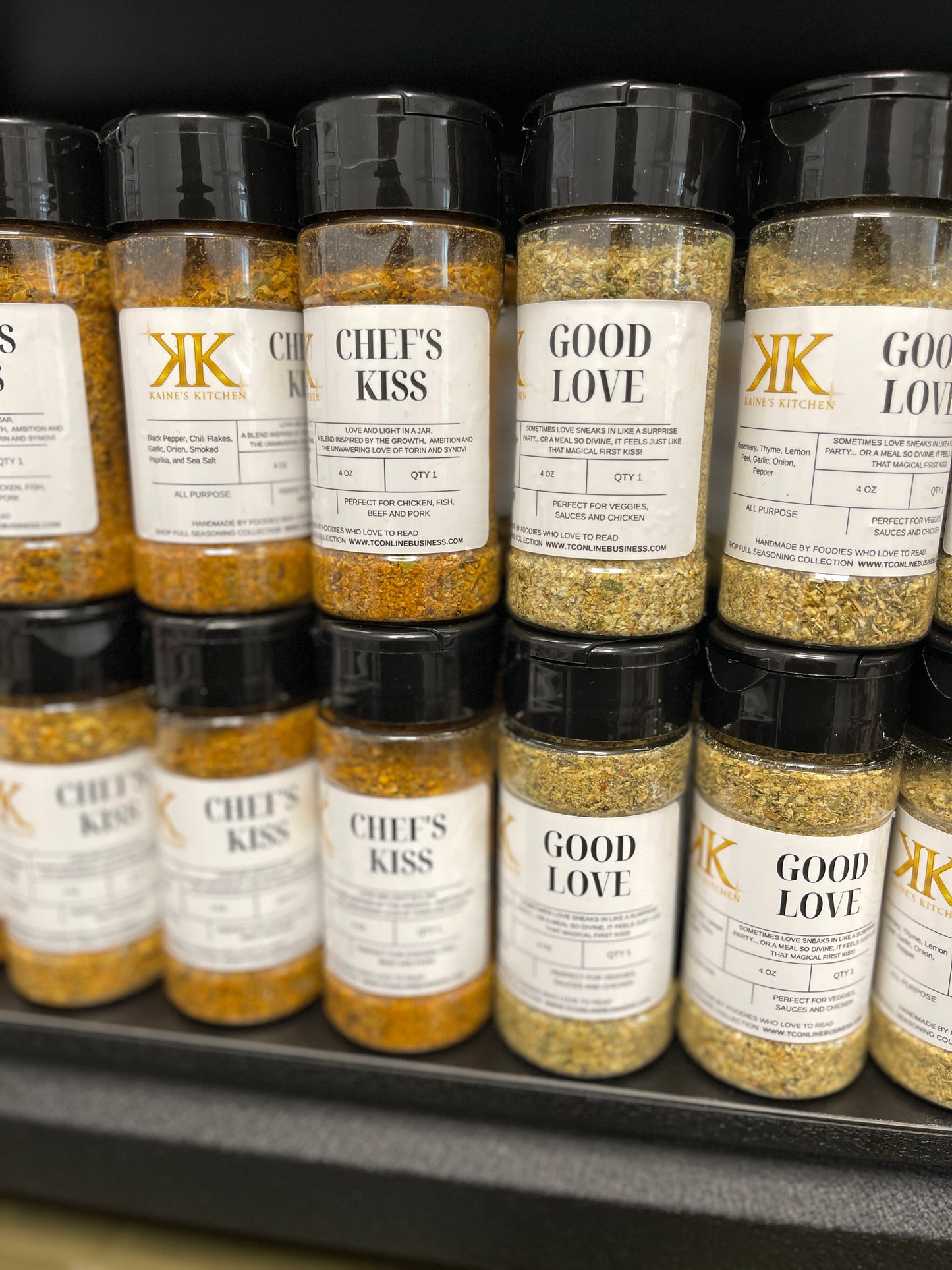 Kaine's Kitchen Seasonings